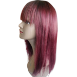Wine red/Burgundy Ombre Hair Wig - Image 3