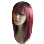 Wine red/Burgundy Ombre Hair Wig - Image 2