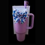 Stitch Bow and Tumbler combo-Pastel Green A