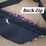 Moon bag Sequin-White Double Zip - Image 2