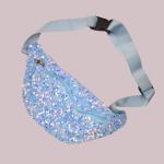Moon bag Sequin-Baby Blue