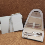 Glossy notebook and Matching Nail grooming kit-Hot pink - Image 2