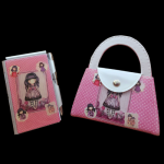 Glossy notebook and Matching Nail grooming kit