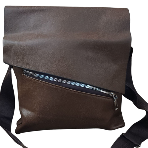PU leather bag-Brown A