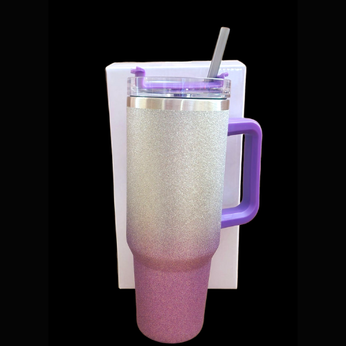 glitter tumbler