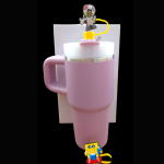 SpongeBob Combo 400ml Mini Tumbler with two straw toppers- Purple