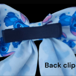 Stitch Bow hair clips-Blue - Image 2