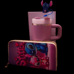 Stitch Combo 400ml Mini Tumbler and Wallet