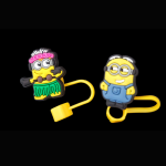 Straw topper-Cartoon Minion A-2 piece
