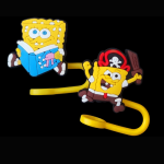 Straw topper-Cartoon SpongeBob A