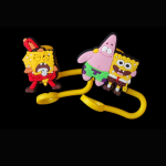 Straw topper-Cartoon SpongeBob F-2 piece