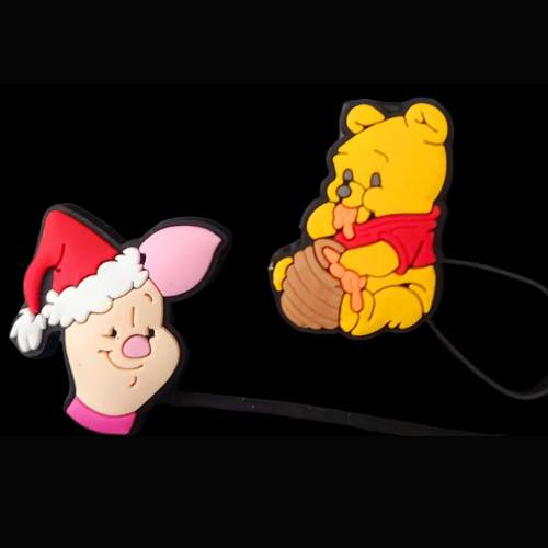 Straw topper-Winnie the Pooh C-2 piece