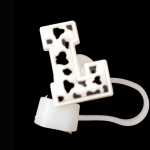 Straw topper-Letter L