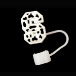Straw topper-Letter S