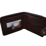 Wallet and Belt and mini measuring tape combo for Dad-Dark Brown - Image 4