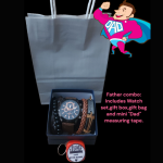 Watch and mini measuring tape combo for Dad