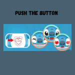Keychain-Stitch Facial Expression Blue - Image 3