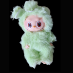 Lafufu Keychain-Fluffy Green