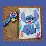 Stitch Notebook with cute Keychain combo