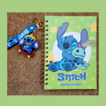 Stitch Notebook with cute Keychain combo