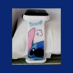 Stitch Digital watch with cute Keychain combo-White - Image 5