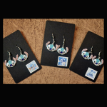 Rhinestone Stitch drop earrings - Image 2