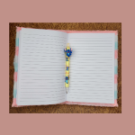 Stitch Fluffy Notebook with Stitch Automatic pencil combo-Aqua - Image 3
