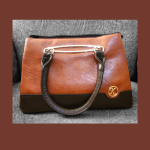 Synthetic Leather Bag K Combo-Tan - Image 3