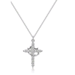 crown cross necklace