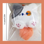 Fluffy Cat Keychain-Pink - Image 3