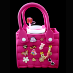 Mini Tumbler 600ml and Mini Bogg bag combo-Neon Pink - Image 3