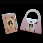 Synthetic Leather Bag with Accessories Combo-Maroon - Image 5
