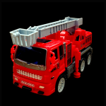 Toy Construction Truck-Red - Image 6