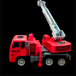 Toy Construction Truck-Red - Image 4
