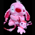 Fluffy Stitch Backpack-Pink - Image 3