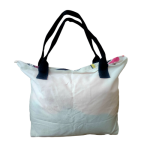 Stitch Themed Tote Bag with Zip-Black - Image 4
