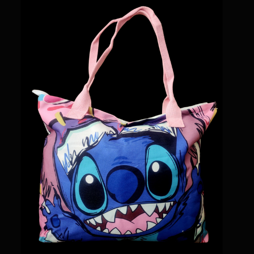 Stitch Themed Tote Bag with Zip