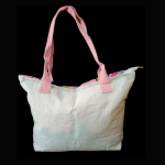Stitch Themed Tote Bag with Zip-Pink - Image 3