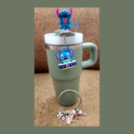 Stitch Combo 600ml Mini Tumbler and Keychain and Charm Bracelet