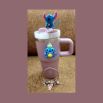 Stitch Combo 600ml Mini Tumbler and Keychain and Charm Bracelet