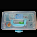 Storage Box Combo with a lot of Goodies-Vibrant Baby Blue - Image 7