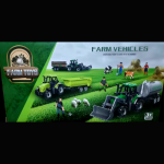 Toy Tractor set-Logg Trailor - Image 2