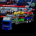 Toy Truck with Cars