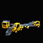 Toy Truck with Construction Vehicles - Image 5
