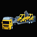 Toy Truck with Construction Vehicles