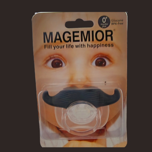 Cute Baby Pacifier-Mustache A FASH Women's Clothing Men's