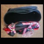 Mini Handbag and Mini Labubu keychain-Black - Image 3