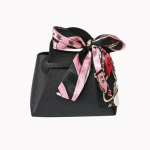 Mini Handbag and Mini Labubu keychain-Black - Image 4