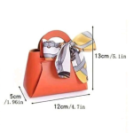 Mini Handbag and Mini Labubu keychain-Cream/White - Image 6