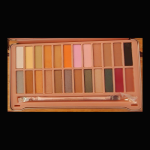 Makeup Palette Naked Nude and 6 pc Eyeshadow Brush set-24 Shades - Image 4